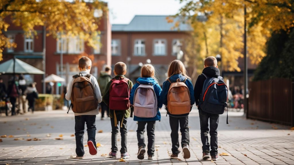 view young students attending school 23 2151031871